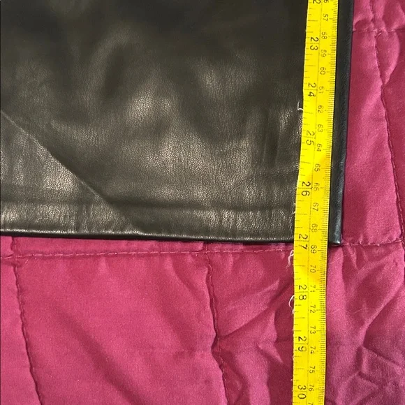 Mexx Black Faux Leather Pants size 12 - Picture 7 of 8